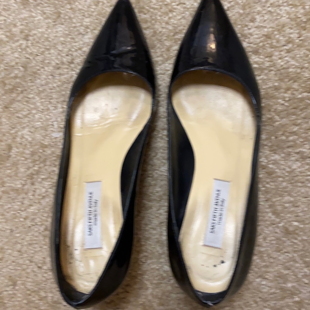 Said 5th ave black heels shoes